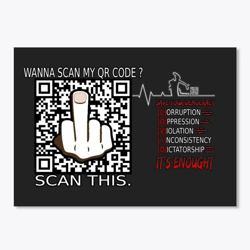 Fight Against QR Code for your Liberty